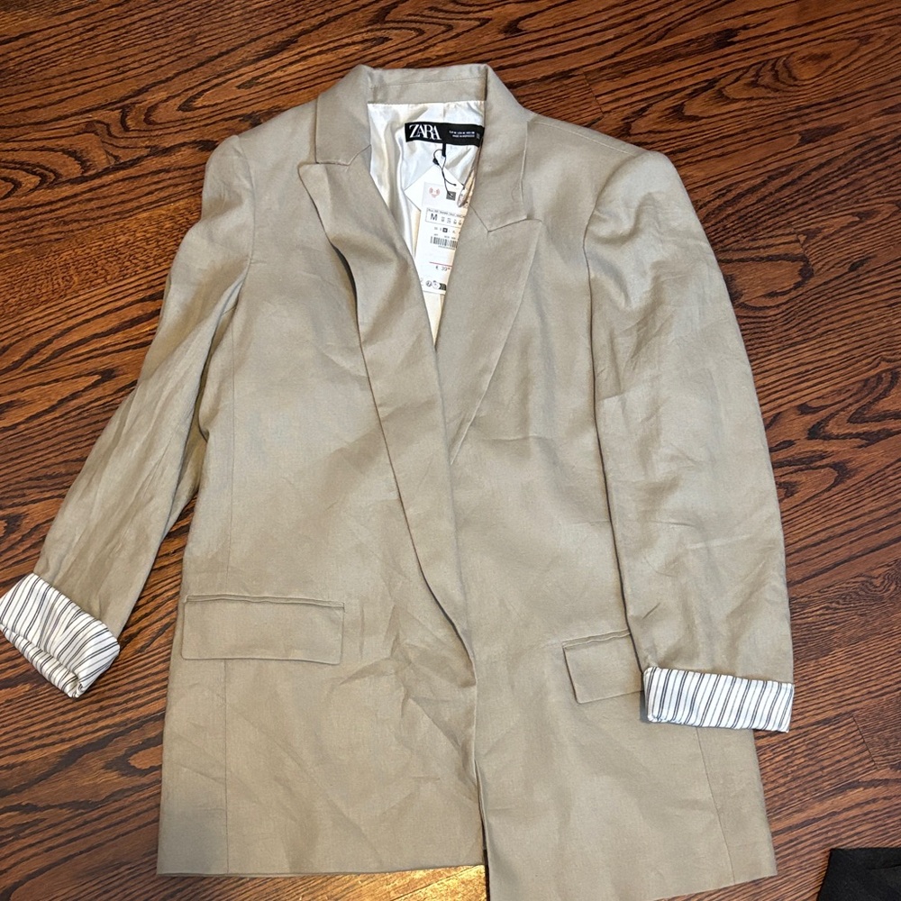 Zara Light Tan Blazer